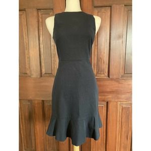 J Crew Navy Blue Cotton Spandex Dress Size 0